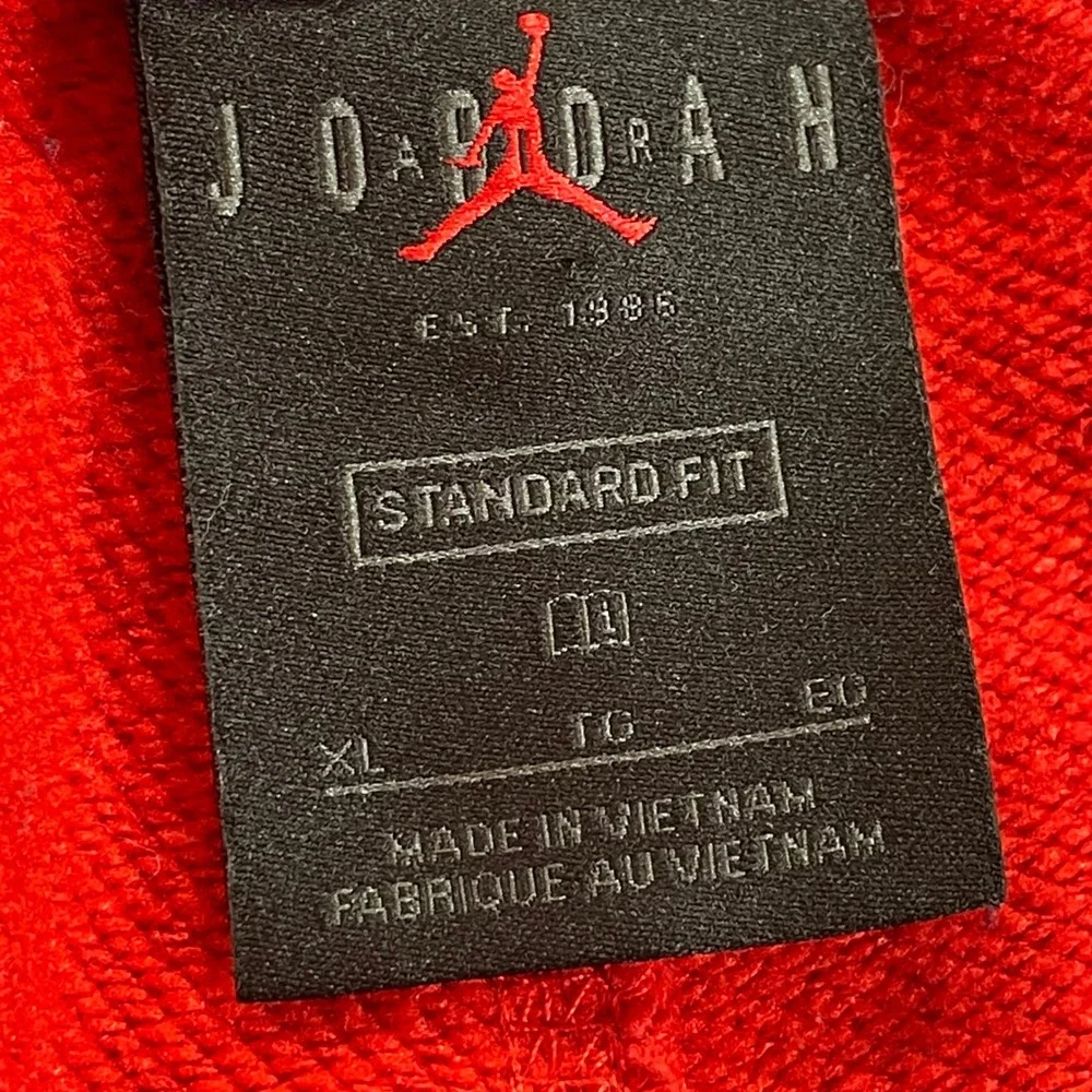 Jordan Mens Red Jumpman Fleece Jogger Sweatpants XL